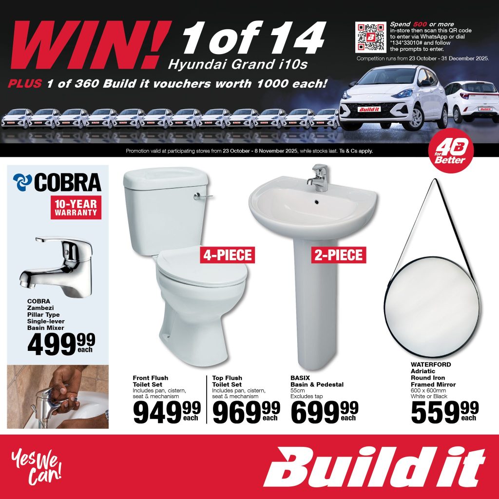 Build it Gansbaai Promotions November 2025